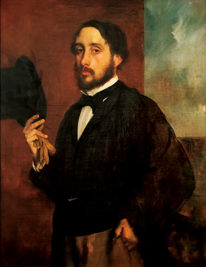  埃德加·德加 Edgar Degas—— 德加 自画像 (3)